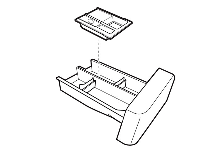 Washing machine detergent dispenser